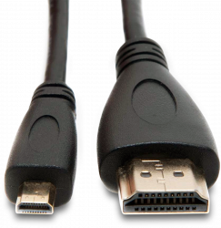 Micro-HDMI to HDMI 1.5m Cable