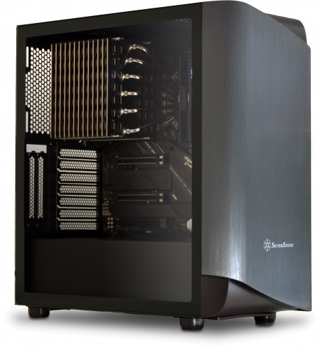 Quiet PC A1090i Fanless built inside the Silverstone SETA Titanium